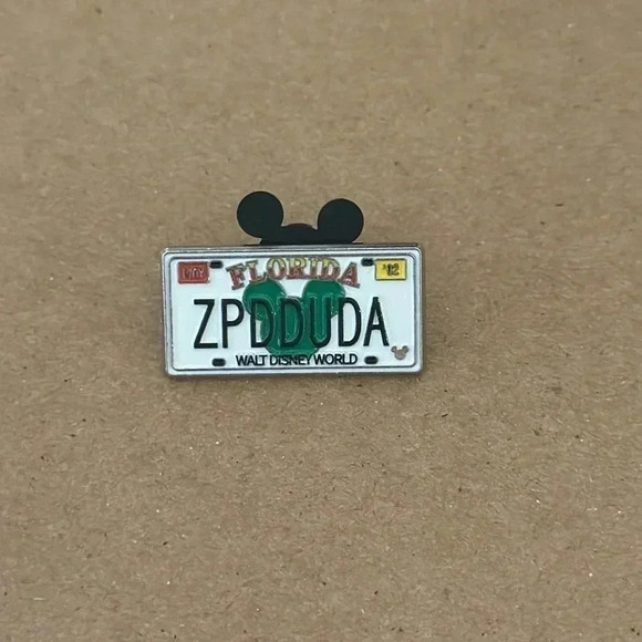 Other - Hidden Mickey License Plate Pin